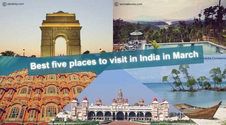 Best places to visit in March in India