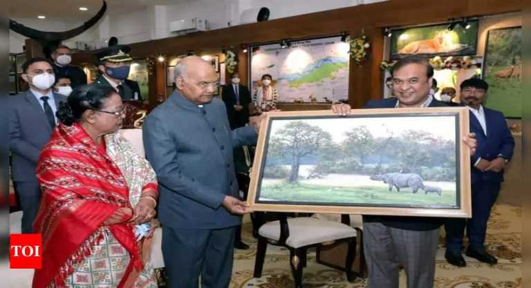 assam: President calls for wildlife conservation efforts as he concludes Assam trip | India News – Travel India Alone