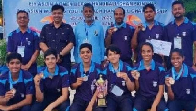 India win silver medal in Asian Girls Youth Beach Handball-Sports News , Firstpost – Travel India Alone