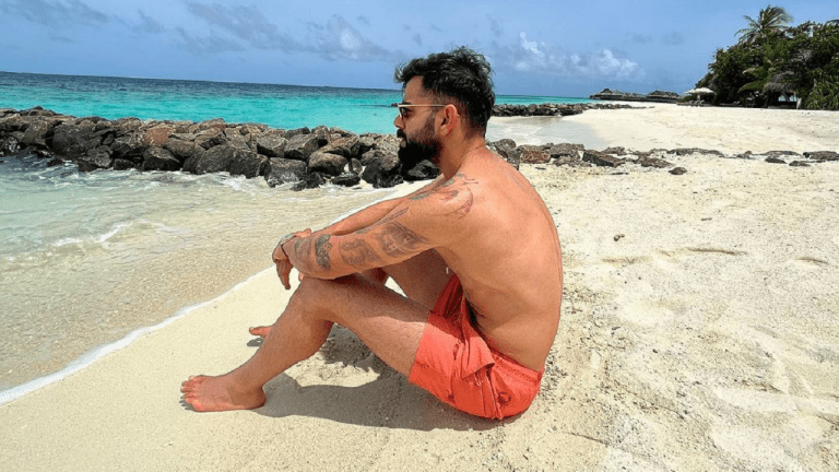 Virat Kohli enjoys his time away from cricket, chills out at a beach – Travel India Alone