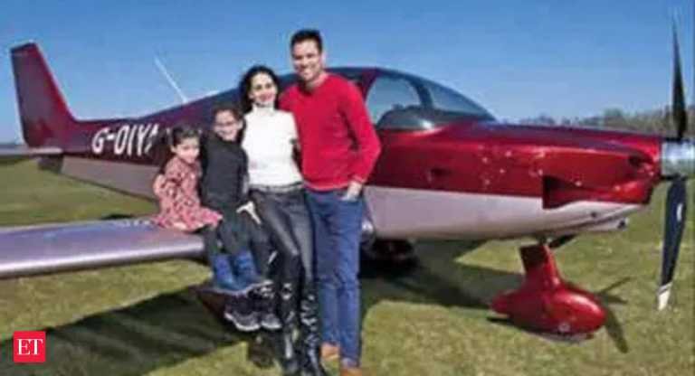 home-built plane: Indian man takes family for trips in Europe in home-built plane – Travel India Alone