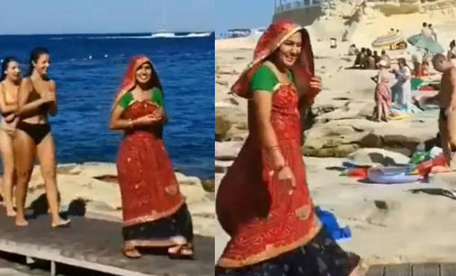 Indian Woman Strolling On A Beach In A Saree Is Cool AF – Travel India Alone