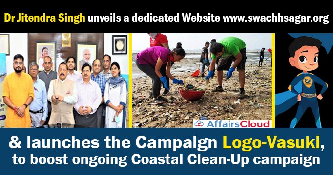 Union Minister Dr. Jitendra Singh Unveils Dedicated Website to Give Further Boost to Coastal Clean-Up Campaign; Launches Campaign Logo Vasuki – Travel India Alone