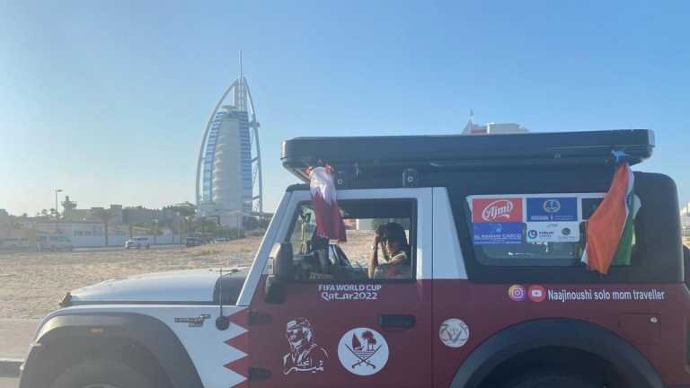 Fifa World Cup: Driving solo from India, mum-of-five arrives in Dubai en route to Qatar – News – Travel India Alone