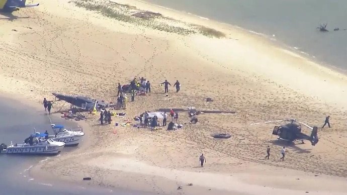 4 dead, 3 injured as two helicopters collide over Australian beach – India Today – Travel India Alone