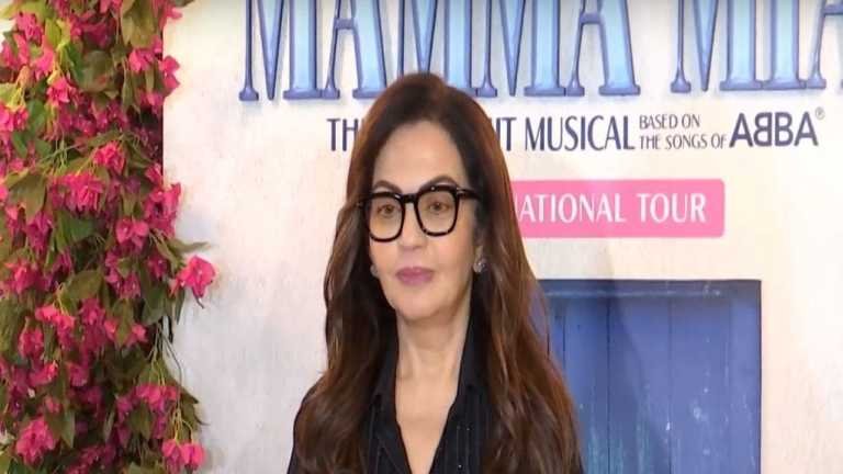 Nita Ambani at the pink carpet of West End blockbuster ‘Mamma Mia’ at NMACC – Travel India Alone